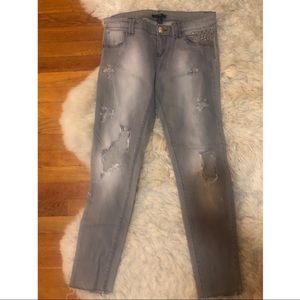 Light grey Forever 21 distressed jeans 29 skinny